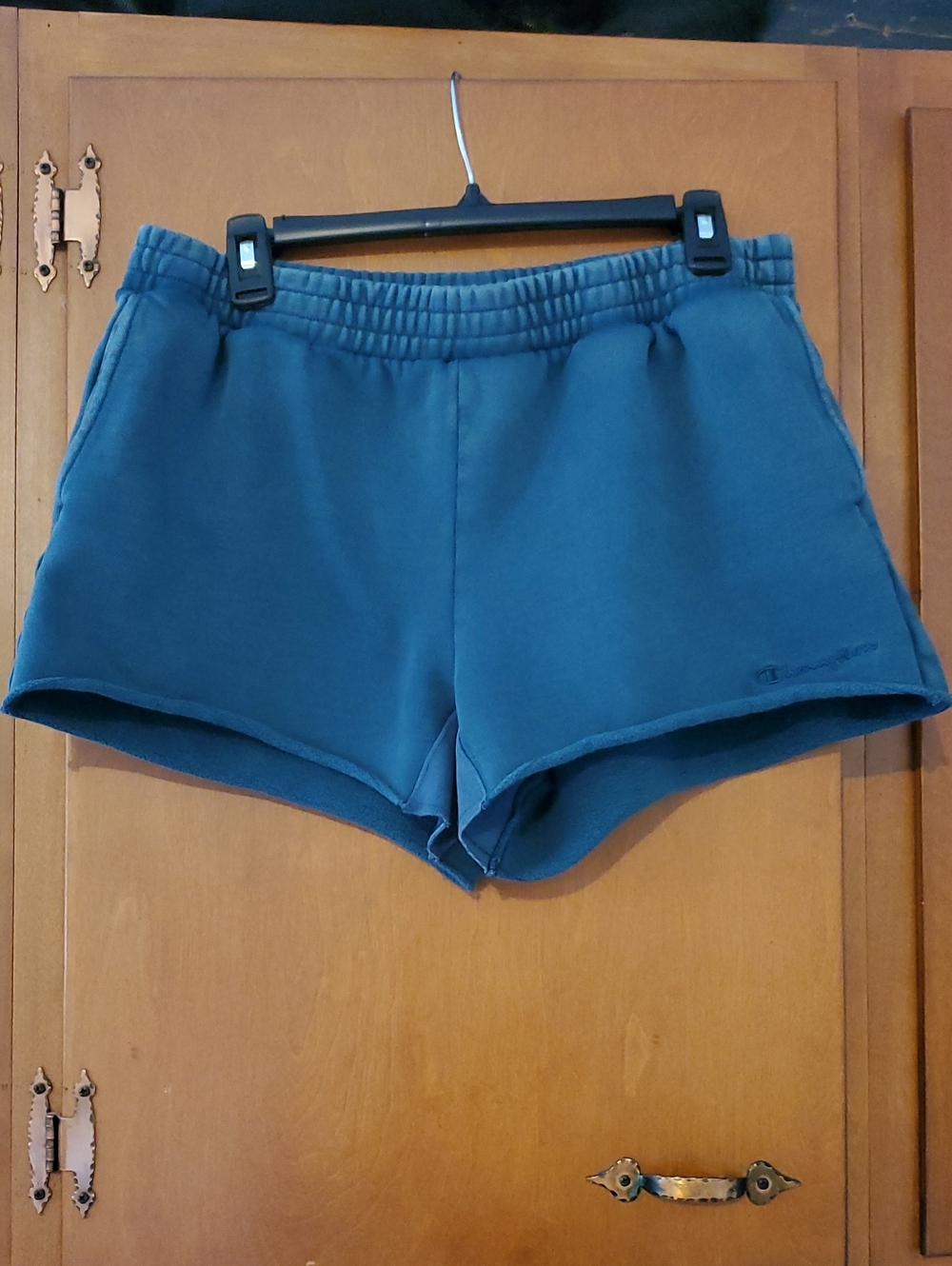 Washed Teal Shorts